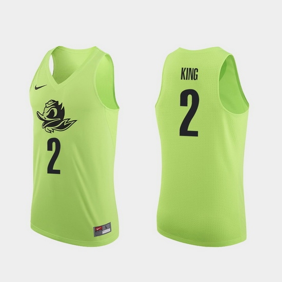 Men Oregon Ducks Louis King Apple Green Authentic College Basketball Jersey 0A Men Oregon Ducks Louis King Apple Green Authentic College Basketball Jersey 0A