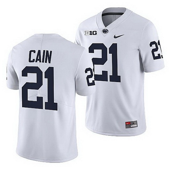 penn state nittany lions noah cain white college football men jersey penn state nittany lions noah cain white college football men jersey