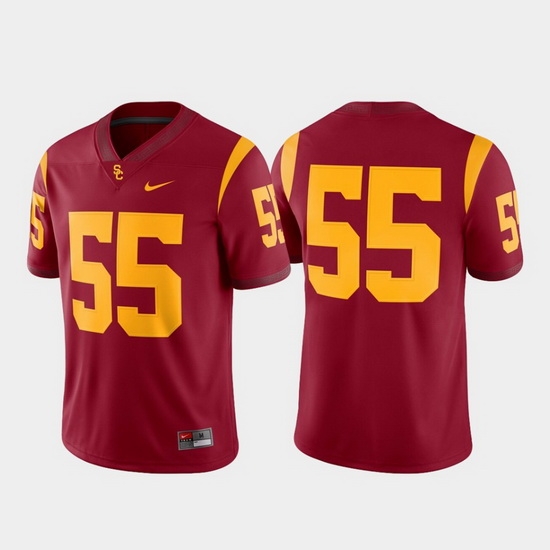Men Usc Trojans 55 Cardinal Game College Football Jersey Men Usc Trojans 55 Cardinal Game College Football Jersey