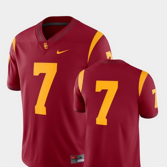 Men Usc Trojans 7 Cardinal College Football 2018 Game Jersey Men Usc Trojans 7 Cardinal College Football 2018 Game Jersey
