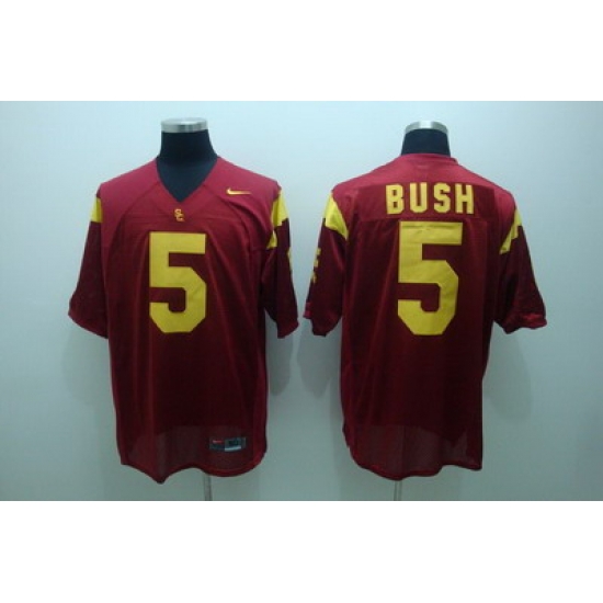 Trojans #5 Reggie Bush Red Embroidered NCAA Jersey Trojans #5 Reggie Bush Red Embroidered NCAA Jersey