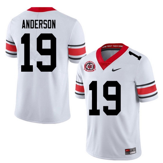 2020 Men #19 Adam Anderson Georgia Bulldogs 1980 National Champions 40th Anniversary College Footbal 2020 Men #19 Adam Anderson Georgia Bulldogs 1980 National Champions 40th Anniversary College Footbal