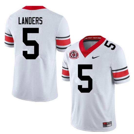 2020 Men #5 Matt Landers Georgia Bulldogs 1980 National Champions 40th Anniversary College Football 2020 Men #5 Matt Landers Georgia Bulldogs 1980 National Champions 40th Anniversary College Football