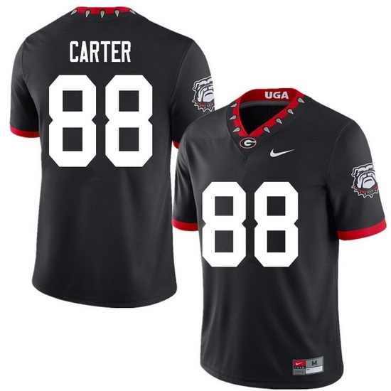 2020 Men #88 Jalen Carter Georgia Bulldogs Mascot 100th Anniversary College Football Jerseys Sale-Bl 2020 Men #88 Jalen Carter Georgia Bulldogs Mascot 100th Anniversary College Football Jerseys Sale-Bl