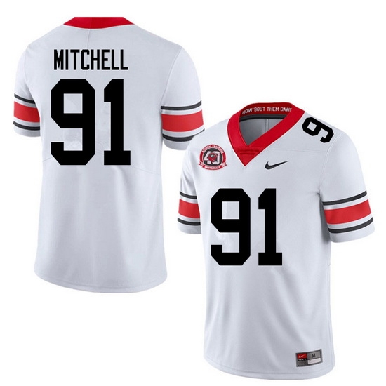 2020 Men #91 Tymon Mitchell Georgia Bulldogs 1980 National Champions 40th Anniversary College Footba 2020 Men #91 Tymon Mitchell Georgia Bulldogs 1980 National Champions 40th Anniversary College Footba