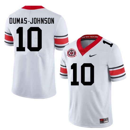Men #10 Jamon Dumas-Johnson Georgia Bulldogs College Football Jerseys Sale-40th Anniversary Men #10 Jamon Dumas-Johnson Georgia Bulldogs College Football Jerseys Sale-40th Anniversary