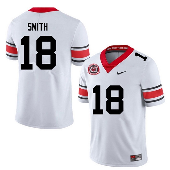 Men #18 C.J. Smith Georgia Bulldogs College Football Jerseys Sale-40th Anniversary Men #18 C.J. Smith Georgia Bulldogs College Football Jerseys Sale-40th Anniversary