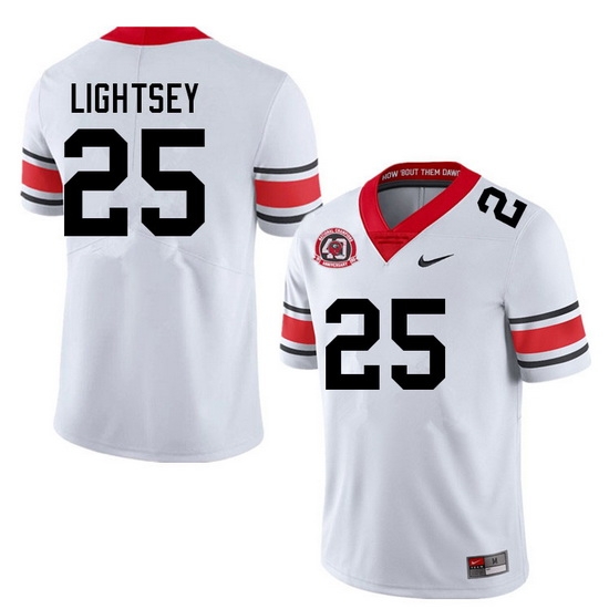 Men #25 E.J. Lightsey Georgia Bulldogs College Football Jerseys Sale-40th Anniversary Men #25 E.J. Lightsey Georgia Bulldogs College Football Jerseys Sale-40th Anniversary