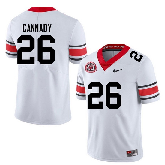 Men #26 Jehlen Cannady Georgia Bulldogs College Football Jerseys Sale-40th Anniversary Men #26 Jehlen Cannady Georgia Bulldogs College Football Jerseys Sale-40th Anniversary