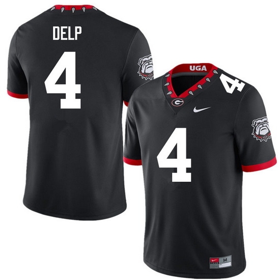 Men #4 Oscar Delp Georgia Bulldogs College Football Jerseys Sale-100th Anniversary Men #4 Oscar Delp Georgia Bulldogs College Football Jerseys Sale-100th Anniversary