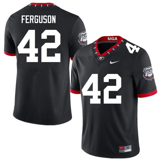 Men #42 Tauheed Ferguson Georgia Bulldogs College Football Jerseys Sale-100th Anniversary Men #42 Tauheed Ferguson Georgia Bulldogs College Football Jerseys Sale-100th Anniversary