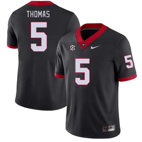 Men #5 Rara Thomas Georgia Bulldogs College Football Jerseys Stitched-Black Men #5 Rara Thomas Georgia Bulldogs College Football Jerseys Stitched-Black