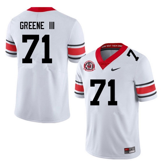 Men #71 Earnest Greene III Georgia Bulldogs College Football Jerseys Sale-40th Anniversary Men #71 Earnest Greene III Georgia Bulldogs College Football Jerseys Sale-40th Anniversary