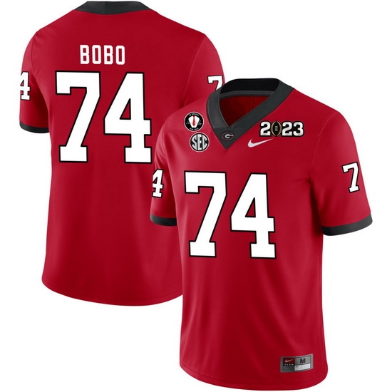 Men #74 Drew Bobo Georgia Bulldogs 2022-23 CTP National Championship Football Jerseys Men #74 Drew Bobo Georgia Bulldogs 2022-23 CTP National Championship Football Jerseys
