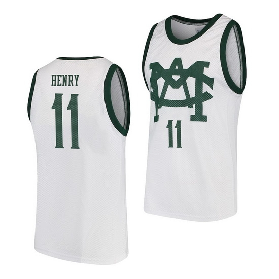 Michigan State Spartans Aaron Henry White Vault Mac Men'S Jersey Michigan State Spartans Aaron Henry White Vault Mac Men'S Jersey