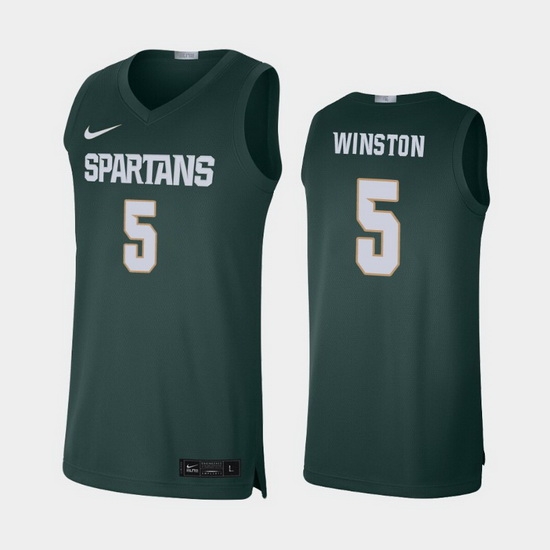 Michigan State Spartans Cassius Winston Green Limited Men'S Jersey Michigan State Spartans Cassius Winston Green Limited Men'S Jersey