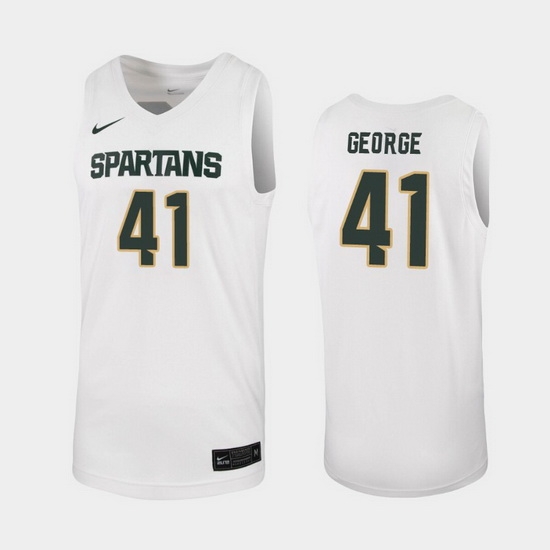 Michigan State Spartans Conner George White Replica Men'S Jersey Michigan State Spartans Conner George White Replica Men'S Jersey