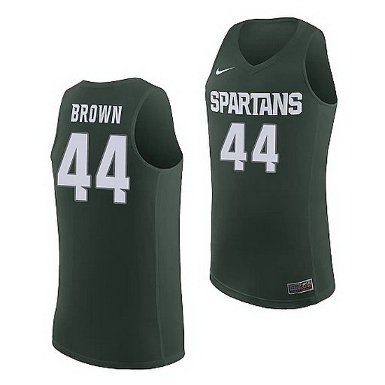 Michigan State Spartans Gabe Brown Michigan State Spartans Replica Basketball Jersey Michigan State Spartans Gabe Brown Michigan State Spartans Replica Basketball Jersey