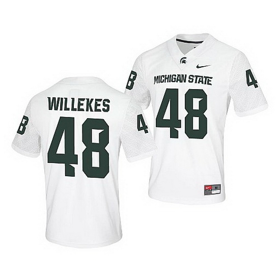 Michigan State Spartans Kenny Willekes White Untouchable Men'S Jersey Michigan State Spartans Kenny Willekes White Untouchable Men'S Jersey
