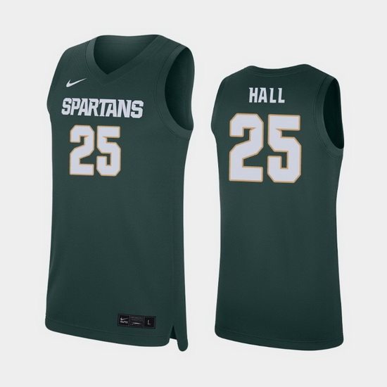 Michigan State Spartans Malik Hall Green Replica Men'S Jersey Michigan State Spartans Malik Hall Green Replica Men'S Jersey