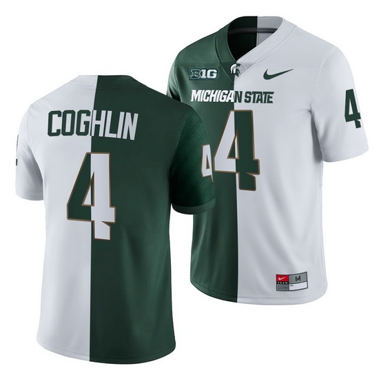 Michigan State Spartans Matt Coghlin Michigan State Spartans Split Edition 2021 22 Jersey Michigan State Spartans Matt Coghlin Michigan State Spartans Split Edition 2021 22 Jersey