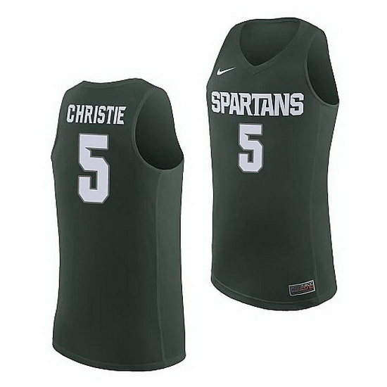 Michigan State Spartans Max Christie Michigan State Spartans Replica Basketball Jersey Michigan State Spartans Max Christie Michigan State Spartans Replica Basketball Jersey