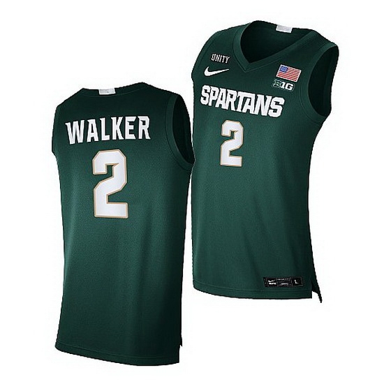 Michigan State Spartans Tyson Walker Green College Basketball 2021 22Limited Jersey Michigan State Spartans Tyson Walker Green College Basketball 2021 22Limited Jersey