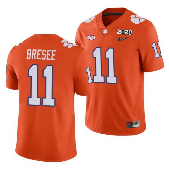 Clemson Tigers Bryan Bresee Orange College Football Men'S Jersey Clemson Tigers Bryan Bresee Orange College Football Men'S Jersey