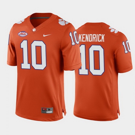 Clemson Tigers Derion Kendrick Orange Home Men'S Jersey Clemson Tigers Derion Kendrick Orange Home Men'S Jersey