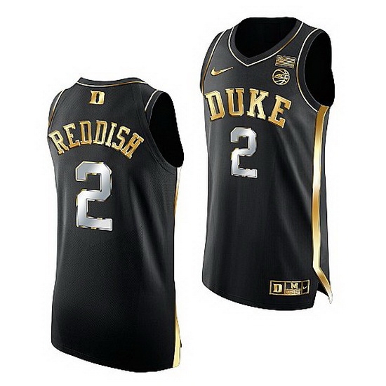 Duke Blue Devils Cam Reddish Black Golden Edition Nba Alumni Jersey Duke Blue Devils Cam Reddish Black Golden Edition Nba Alumni Jersey