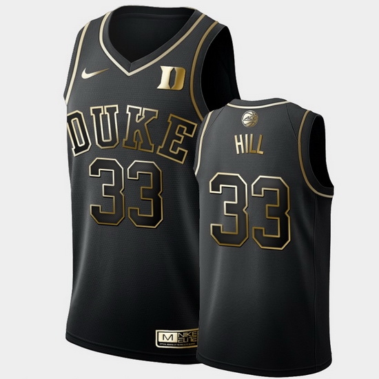 Duke Blue Devils Grant Hill Black 2019 Golden Edition Men'S Jersey Duke Blue Devils Grant Hill Black 2019 Golden Edition Men'S Jersey