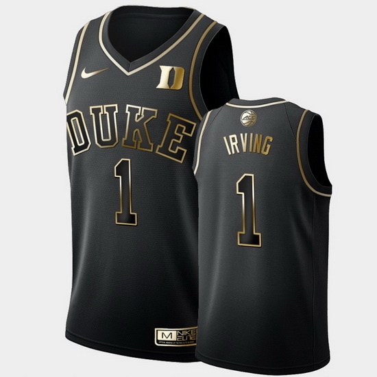 Duke Blue Devils Kyrie Irving Black 2019 Golden Edition Men'S Jersey Duke Blue Devils Kyrie Irving Black 2019 Golden Edition Men'S Jersey