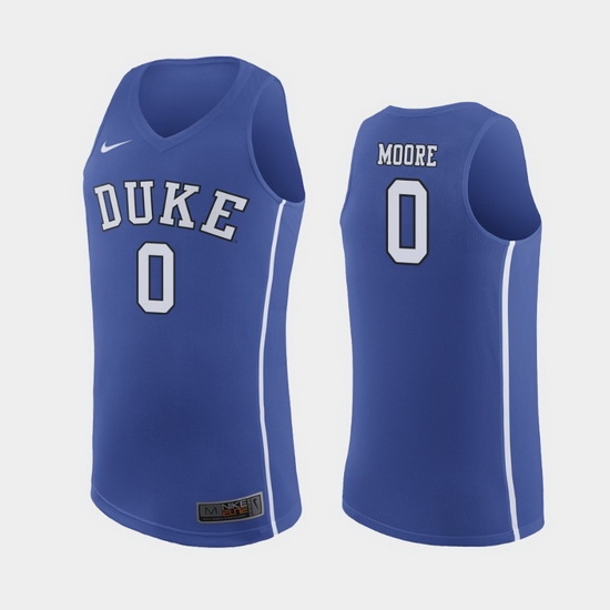 Duke Blue Devils Wendell Moore Royal Replica Men'S Jersey Duke Blue Devils Wendell Moore Royal Replica Men'S Jersey