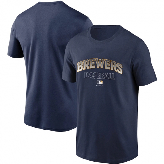 Milwaukee Brewers Men T Shirt 001 Milwaukee Brewers Men T Shirt 001
