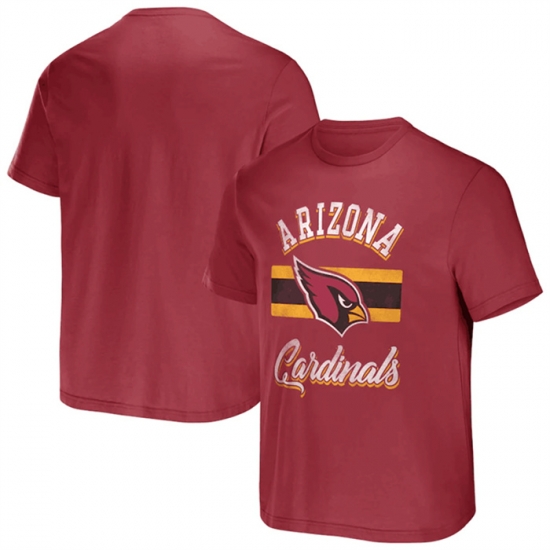 Men Arizona Cardinals Red X Darius Rucker Collection Stripe T Shirt Men Arizona Cardinals Red X Darius Rucker Collection Stripe T Shirt
