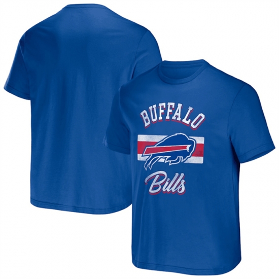 Men Buffalo Bills Blue X Darius Rucker Collection Stripe T Shirt Men Buffalo Bills Blue X Darius Rucker Collection Stripe T Shirt