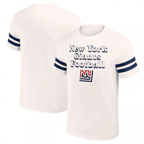 Men New York Giants Cream X Darius Rucker Collection Vintage T Shirt Men New York Giants Cream X Darius Rucker Collection Vintage T Shirt