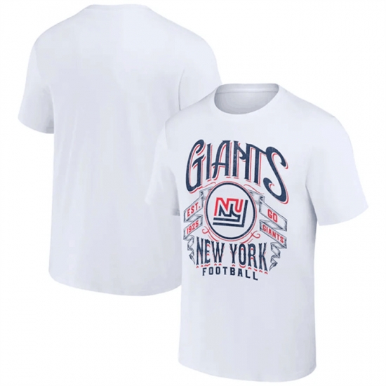 Men New York Giants White X Darius Rucker Collection Vintage Football T Shirt Men New York Giants White X Darius Rucker Collection Vintage Football T Shirt
