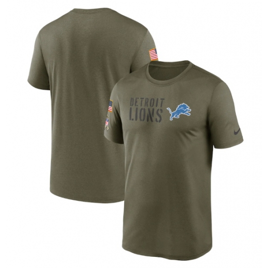 Men Detroit Lions Olive 2022 Salute To Service Legend Team T Shirt Men Detroit Lions Olive 2022 Salute To Service Legend Team T Shirt