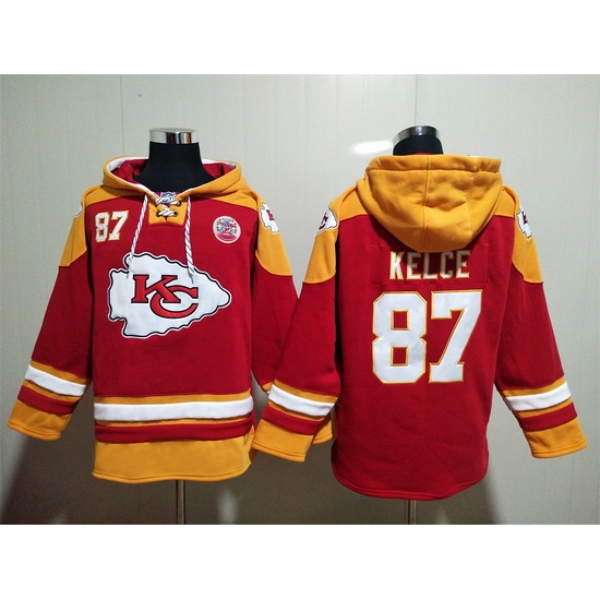 Kansas City Chiefs Sitched Pullover Hoodie #87 Travis Kelce Kansas City Chiefs Sitched Pullover Hoodie #87 Travis Kelce