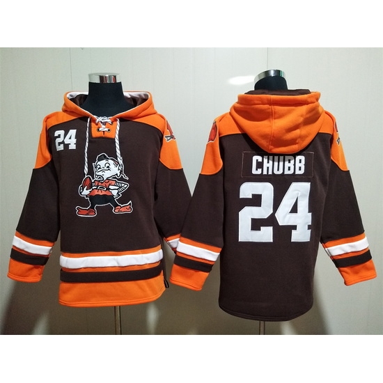 Cleveland Browns Sitched Pullover Hoodie #24 Nick Chubb Cleveland Browns Sitched Pullover Hoodie #24 Nick Chubb
