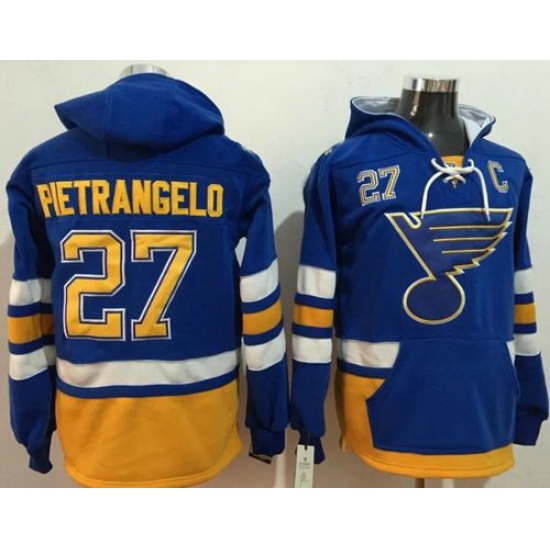 Men St.Louis Blues 27 Alex Pietrangelo Light Blue Name 26 Number Pullover NHL Hoodie Men St.Louis Blues 27 Alex Pietrangelo Light Blue Name 26 Number Pullover NHL Hoodie