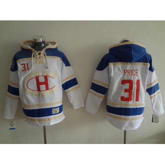 Men Montreal Canadiens 31 Carey Price White 2016 Winter Classic NHL Hoodie Men Montreal Canadiens 31 Carey Price White 2016 Winter Classic NHL Hoodie