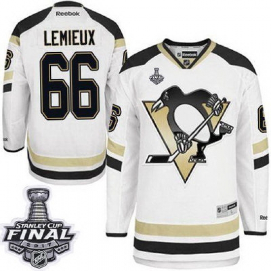 Men Pittsburgh Penguins 66 Mario Lemieux White 2014 Stadium Series 2017 Stanley Cup Final Patch Stitched NHL Jersey Men Pittsburgh Penguins 66 Mario Lemieux White 2014 Stadium Series 2017 Stanley Cup Final Patch Stitched NHL Jersey