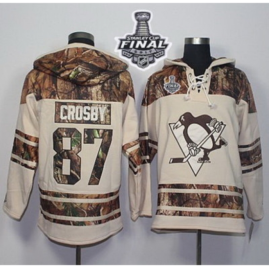 Men Pittsburgh Penguins 87 Sidney Crosby Cream Camo 2017 Stanley Cup Final Patch Stitched NHL Jersey Men Pittsburgh Penguins 87 Sidney Crosby Cream Camo 2017 Stanley Cup Final Patch Stitched NHL Jersey