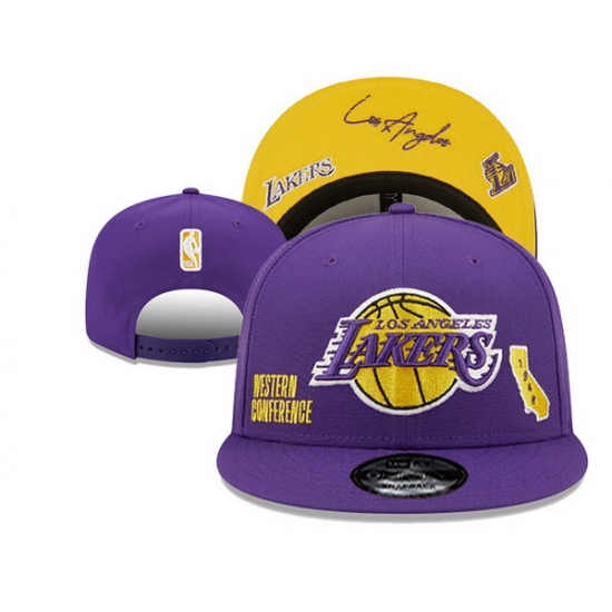 Los Angeles Lakers Snapback Cap 24H101 Los Angeles Lakers Snapback Cap 24H101