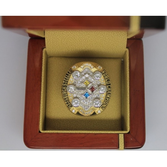 2008 NFL Super Bowl XLIII Pittsburgh Steelers Championship Ring 2008 NFL Super Bowl XLIII Pittsburgh Steelers Championship Ring
