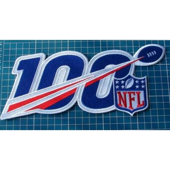 NFL 100th Years Anniversary 2019 Logo Patch NFL 100th Years Anniversary 2019 Logo Patch