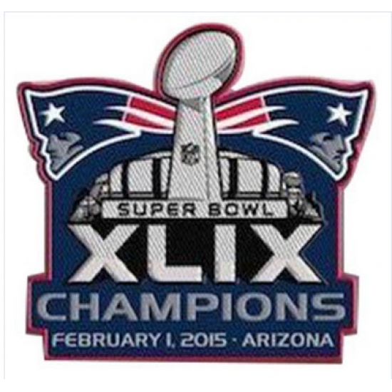 Stitched 2015 NFL Super Bowl XLIX 49 Champions New England Patriots Jersey Patch In Arizona Stitched 2015 NFL Super Bowl XLIX 49 Champions New England Patriots Jersey Patch In Arizona