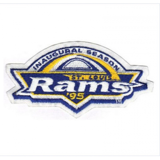 Stitched NFL 1995 St. Louis Rams Inaugural NFL Season Jersey Patch Stitched NFL 1995 St. Louis Rams Inaugural NFL Season Jersey Patch